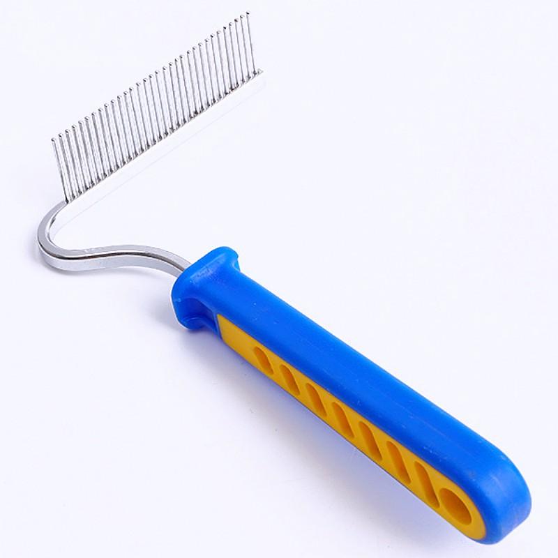 Dog Comb Dogs Rake Brush Stainless Steel Combs for Dogs Hair Knot Cleaning Dog Grooming Brush Pet Hair Remover Massage Cat Comb
