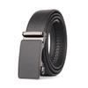 Men's Automatic Buckle Cowhide Leather Belt - Stylish & Versatile for Youth