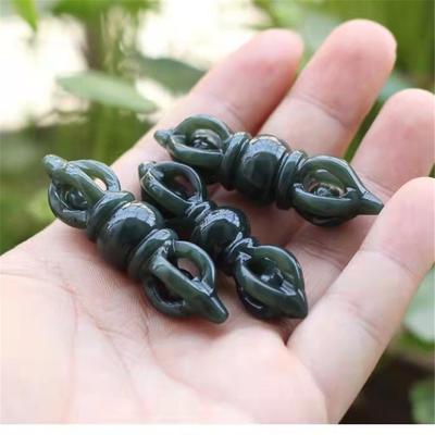 Jade Hetian Qingyu Vajra Pestle Pendant