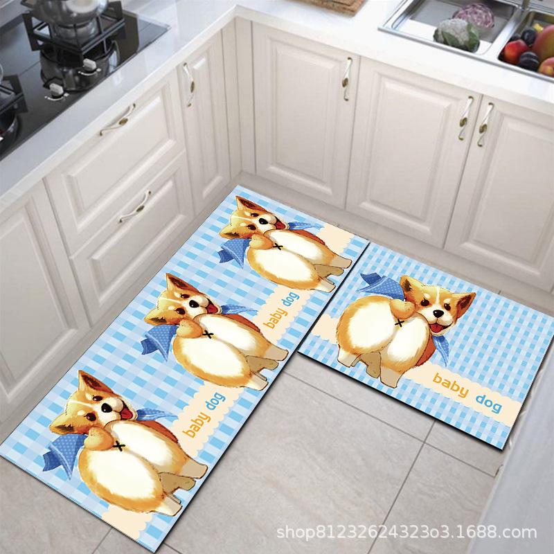 Non-Slip, Waterproof Kitchen Mats: Dirt-Resistant, Washable Floor & Door Mats, Oil-Proof, Absorbent Carpet