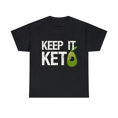 Koszulka z grafiką Keep It Keto, S-5XL