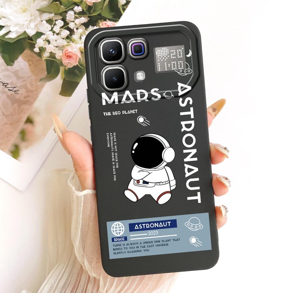 Für Infinix Note 60 Pro Hülle X6878 Niedliche Katze Astronaut Cartoon Hülle Weiche Silikonhülle Für Infinix Note 60 Ultra Note60 Pro Taschen