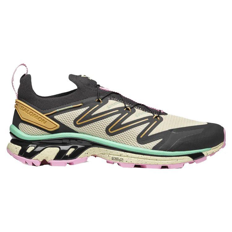 SALOMON XT Rush Fabric Cushioning Slip Resistant Height Increasing Low top Running Shoes Unisex Moth Yellow L47137700