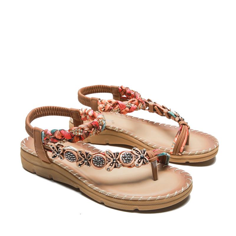 2024 Summer Bohemian Plus Size Sandals for European and American Markets