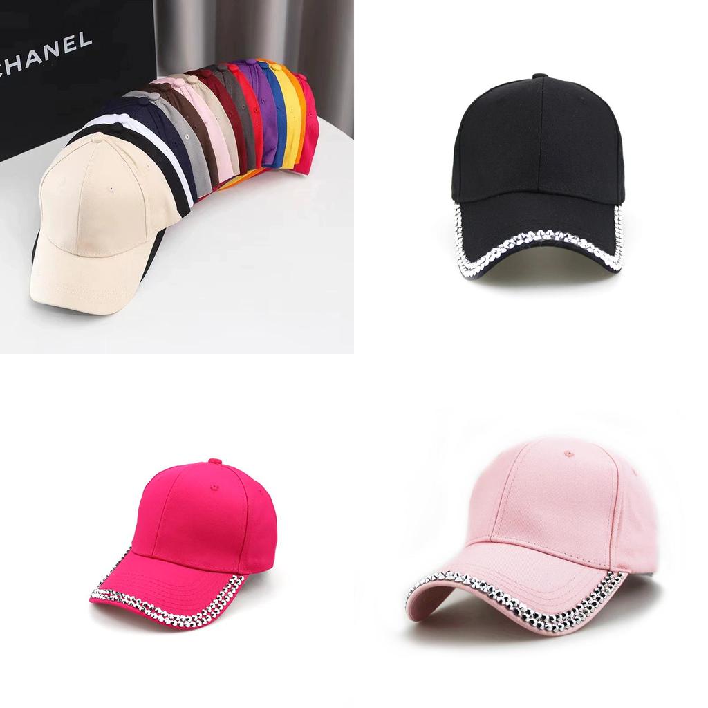 Neue Mode Glitzernde Baumwoll-Baseballkappe Mit Verstellbarem Sonnenschutz Für Erwachsene