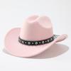Hat Men's and Women's Wool Couple Top Hat Big Edge Straight Edge Jazz Hat Western Cowboy Hat