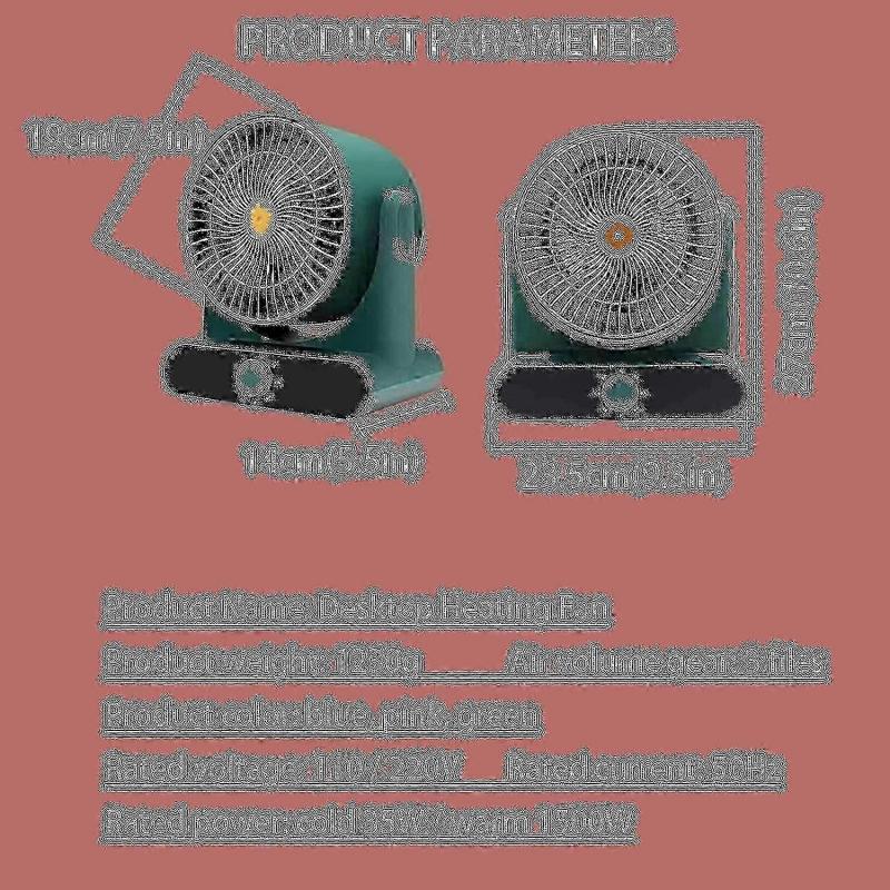 Portable Battery-powered Heater For Camping Office Use With 3 Heat Settings, Fan Mode And Advanced Safety Featuresp