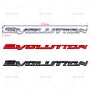 Applicable To Outlander Lancer Diamond Yishen Modified EVOLUTION Car Logo Rear Logo Body