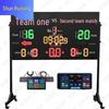 Wireless Electronic Multi-Sport Scoreboard with 24-Second Timer