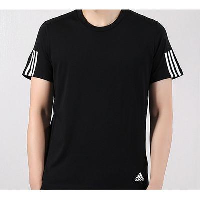 T Shirts Men's Black Crew Neck Moderate Straight Fit DZ2487