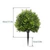 60cm Artificial Boxwood Topiary Ball Tree With Ground Stake Greenery Shrubs Outdoor Garden Porch Patio Fake Boxwood Plants Bush