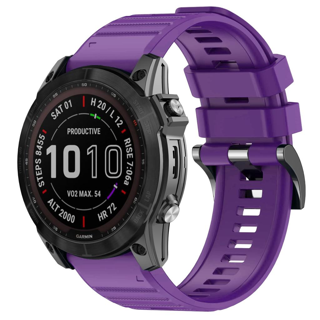 22mm 26mm Silikonarmband für Enduro 3 Tactix Armband für Garmin Fenix 8 E 7 7X Pro 5 5X Plus 6 6X Pro Epix Gen 2 QuickFit Band