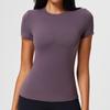 Womens Summer Yoga T Shirt With Breathable Fabric For Running And Fitness Practice