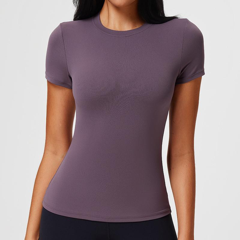 Womens Summer Yoga T Shirt With Breathable Fabric For Running And Fitness Practice