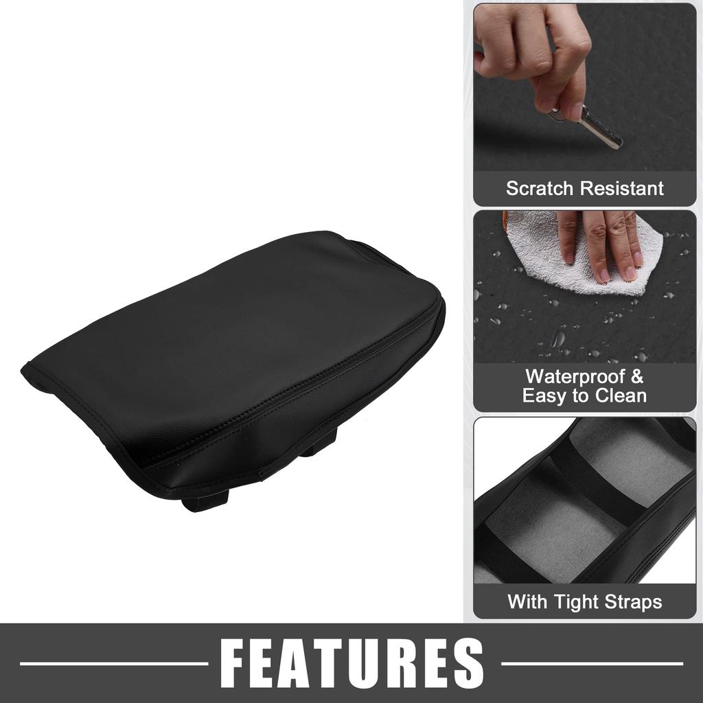 ABSOPRO Car Armrest Center Console Armrest Waterproof Armrest Seat Box Car Driver and Passenger Universal Easy Reduces Improves Long Compatible with