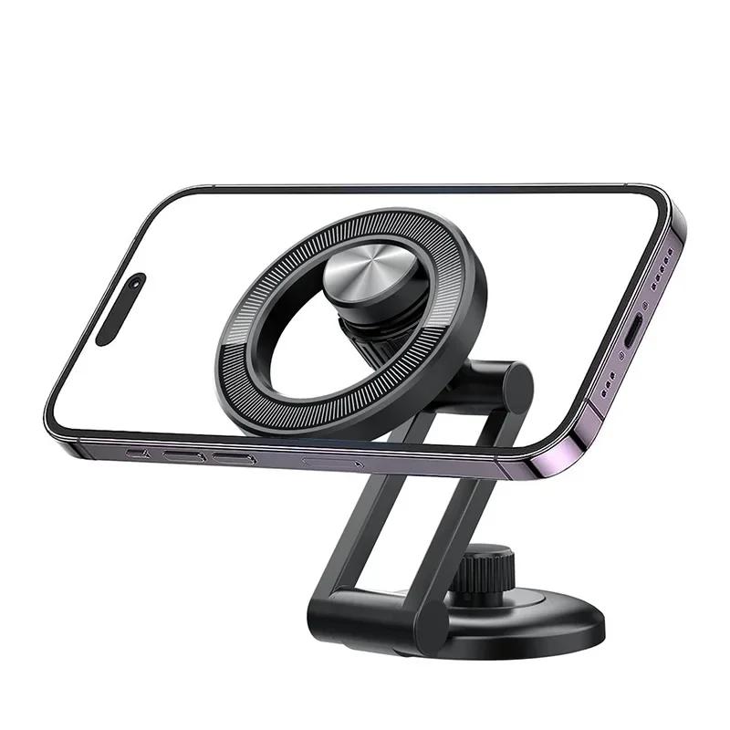 Support de téléphone magnétique pour voiture, rotation multi-angle, aimant de bain, ventouse, support universel pour iPhone, Xiaomi, Samsung