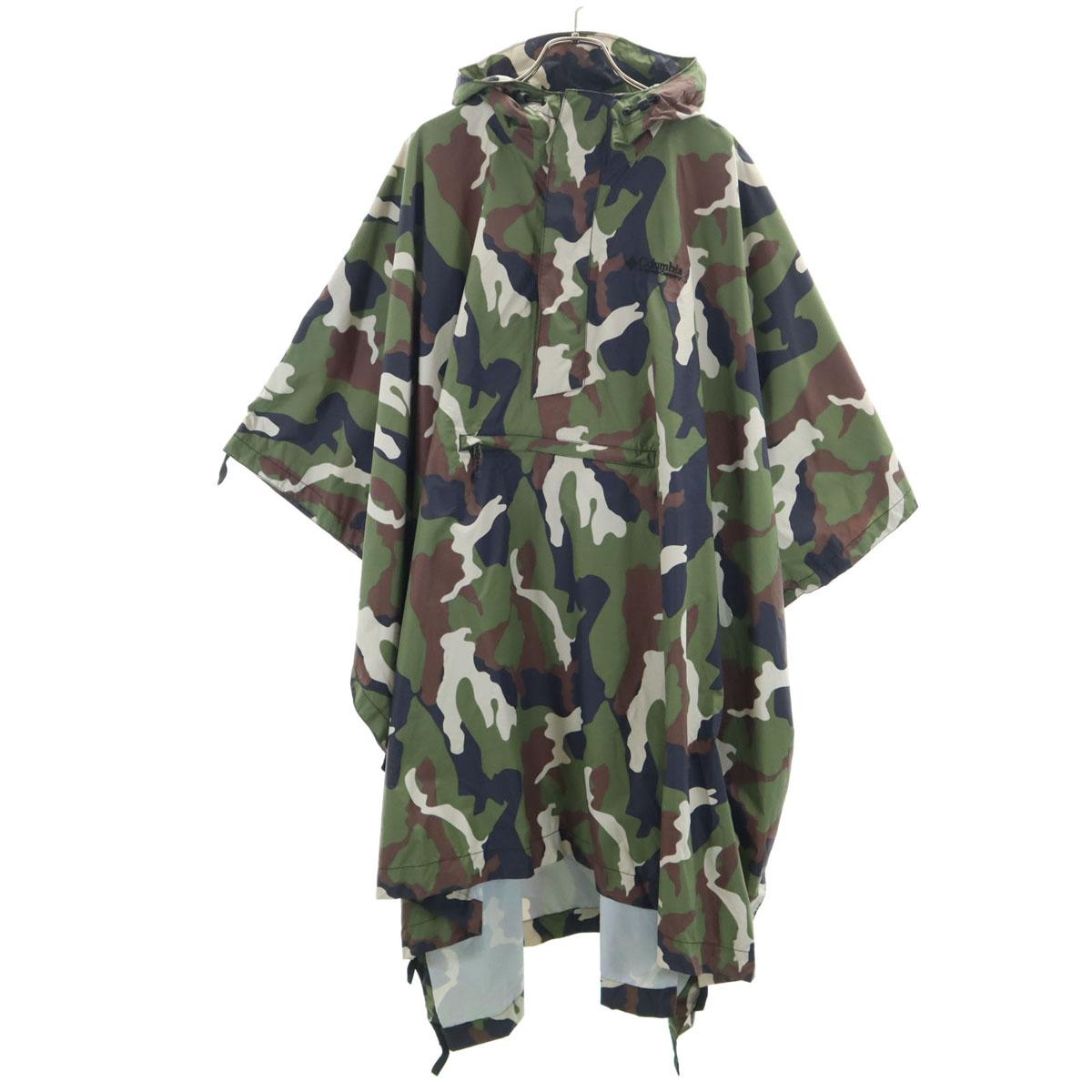 

Columbia PU1702 Camouflage Pattern Peebles Poncho poncho Men s Used