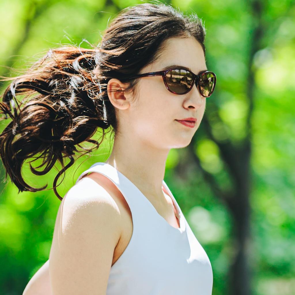 [E-FIT] Women's Sports Sunglasses UV400 [Polarized, Comfortable Fit, Ultra-Lightweight] Suitable for Golf, Running, Tennis, and Driving / Adjustable N