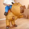 Capybara aufblasbare Kostüme für Erwachsene Lustige aufblasbare Outfits für Kinder Festival Cosplay Verkleidungs-Requisiten für Kinder Jungen Mädchen Geburtstagsparty