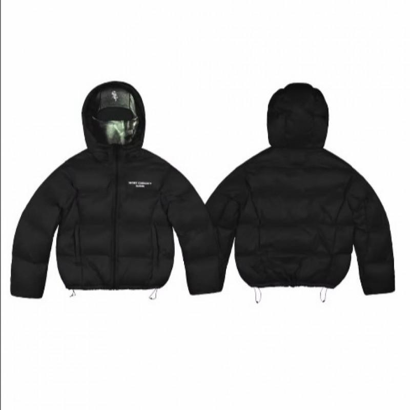 Winter Warm Zip-Up Thick Cotton Jacket Men Teens Street Style Loose Fit