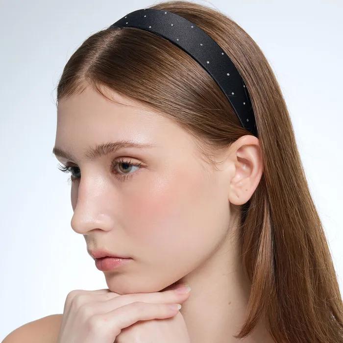 Cubic Dot Black Hairband