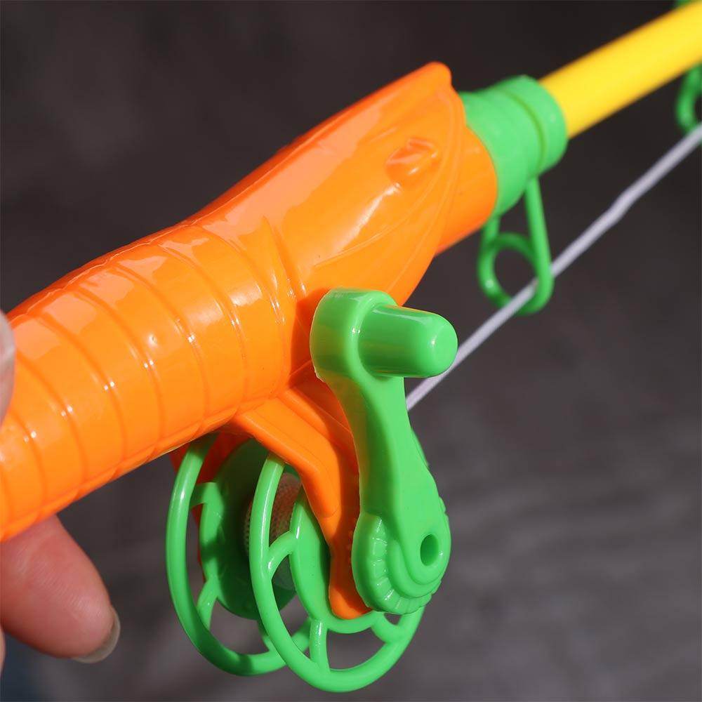 Magnetic Fish Model Toy Retractable Fishing Toy Boys and Girls Kids Fishing Rod Baby Toys