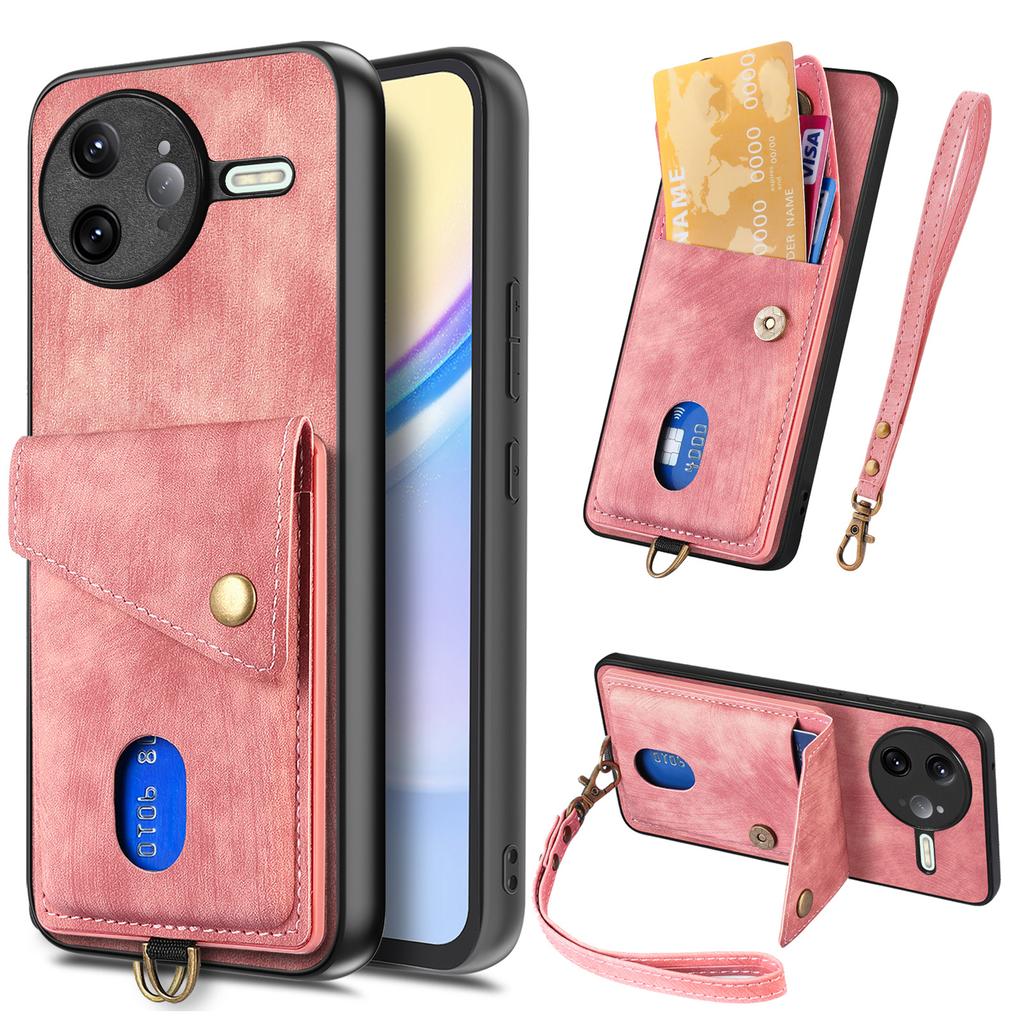 For Xiaomi Poco F7 Ultra 5G/Xiaomi Redmi K80 Pro 5G Case with Card Holder Kickstand Leather Phone Back Cover