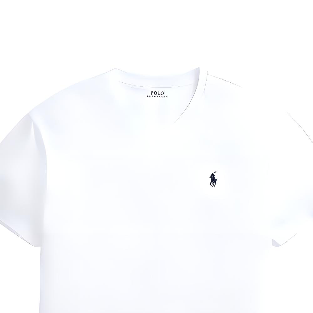 Polo Ralph Lauren Pony Embroidered Pullover Casual Short Sleeve T-Shirt Men T-Shirts White 710794518-001