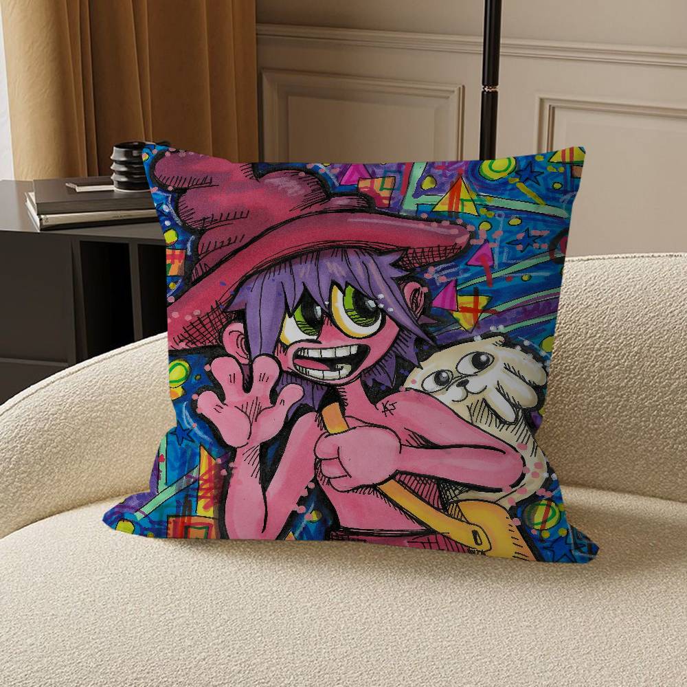 The M-Midnight Gospel Cushion Cover Decorative Pillow Sofa Home Decor Case Pillow Cases