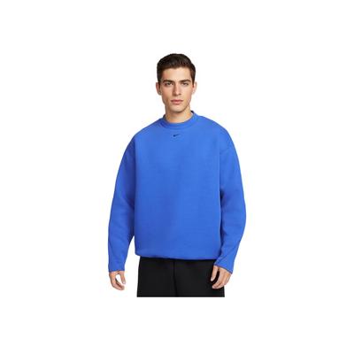 Sweatshirt Confortable Manches Longues Col Rond Coupe Ample Homme sweatshirt Bleu Royal Noir HJ2939-480