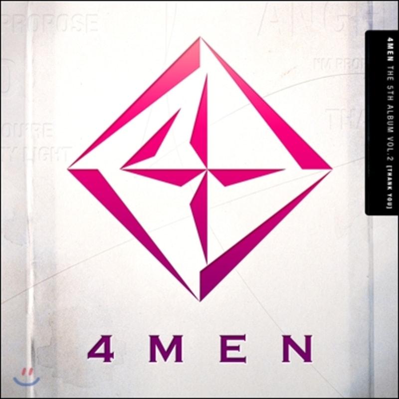 

4Men - Mini Album: The 5th Album Vol.2 Thank You [Re-release]