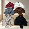 Cloak Knitted Neck Wrap Cape Large Wraps Elegant Large Scarves  Scarf Accessories