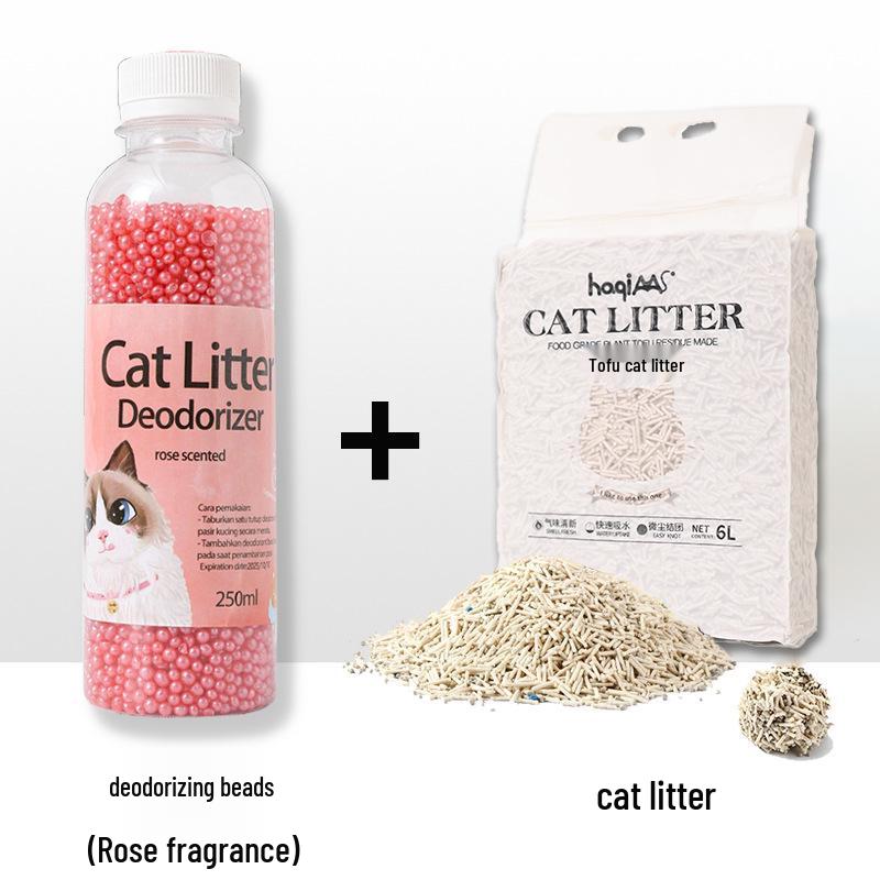 Cat Litter Deodorizing Beads - Odor Remover and Litter Box Companion