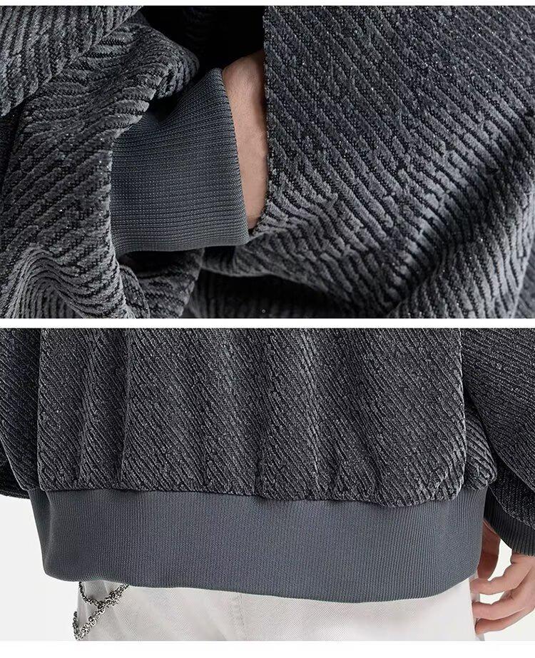 Men's Hong Kong Style Woolen Coat - Spring/Autumn Casual Couple Workwear Jacket, Trendy & Versatile Top