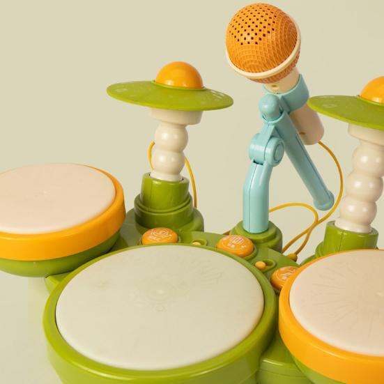 1 sett Stimulerende pedagogisk trommelekesett Safe musikkinstrumenter til barn Curious Minds Gave til gutter Jenter