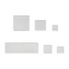6/9Pcs Multipurpose Stamping Blocks with Alignment Guide Clear Acrylic Stamper Blocks For Card Making Journal Planner