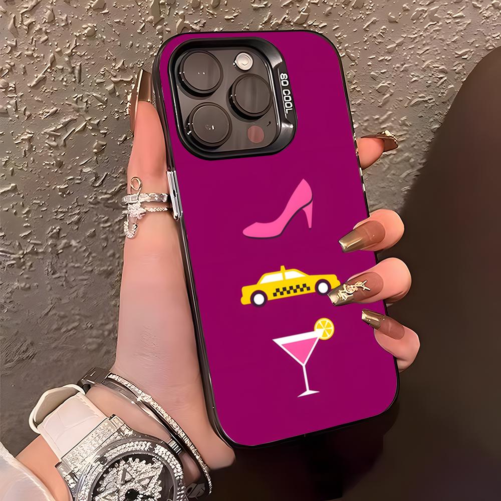S-Sex And The City TV Phone Case For IPhone17 Air 16 15 14 Plus 13 12 11 Pro XS Max Silver Black Bumper Case