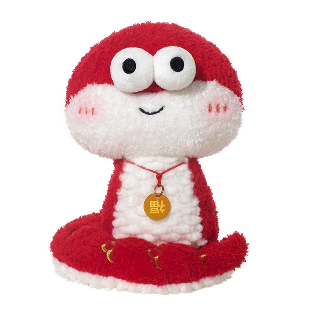 Cute Year of The Snake Plush Toy Soft Snake Animal Doll Snake Stuffed Plush Doll  Birthday Gifts