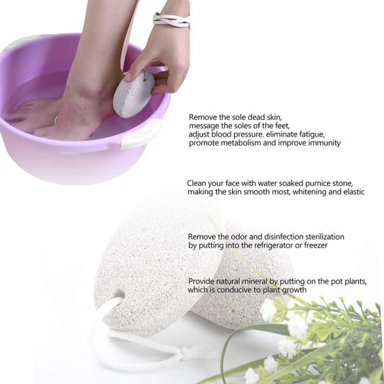 Oval Pumice Stone Foot Grinder Death Hard Skin Callus Remover Feet Pedicure Tool