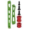 Wspornik podwozia RC Stop aluminium Wspornik podwozia przedni tylny RC do ARRMA 1 7 1 8 Samochód RC Zielony