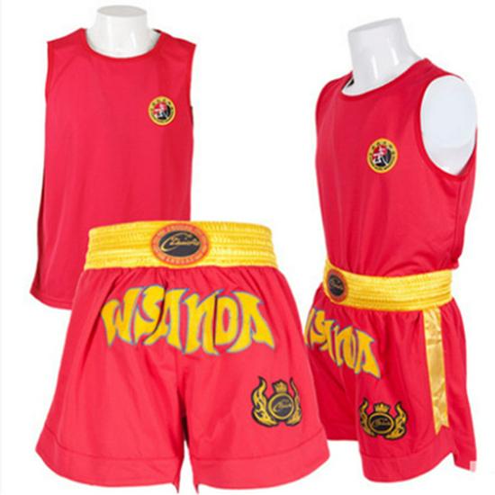 Embroidered Dragon Sanda Muay Thai Boxing and Fighting Suit Set