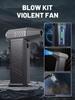 X9 Mini Handheld High-volume Fan 300000RPM Wind Speed 8000mAh Air Blower Turbo Jet Fan For Car Computer Cleaning Blower Tool