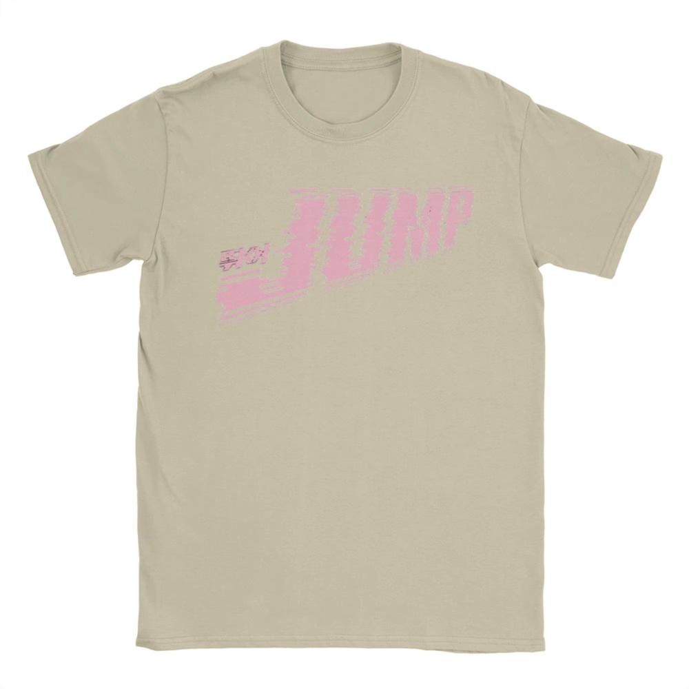 Summer Mens and Womens Graphic Printed Blackes Pinkes Jump Kpop Tee Printed T Shirt Cotton Tshirts Unisex Clothing