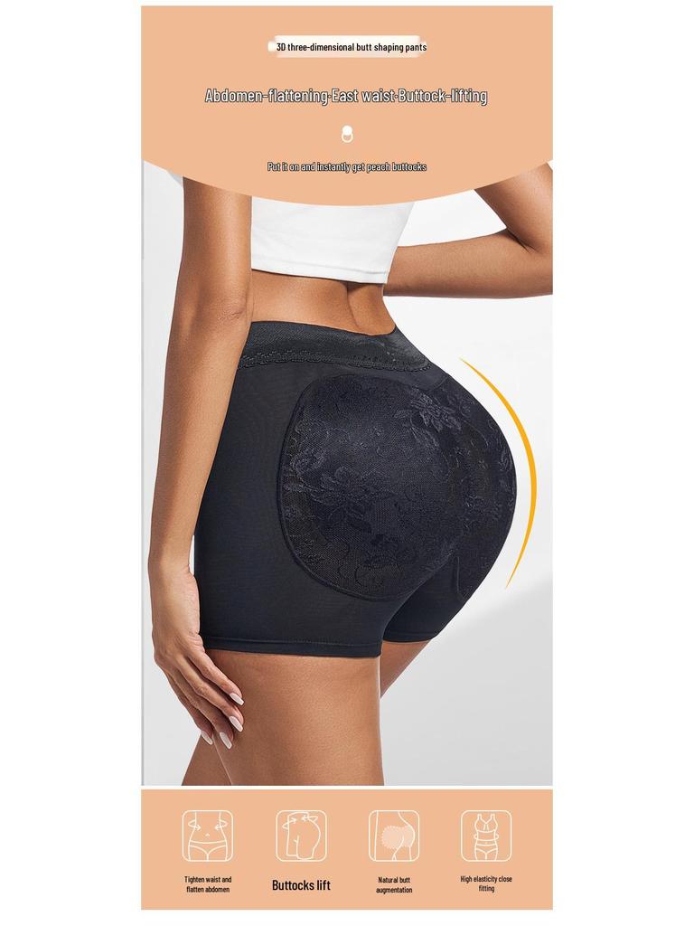 Damska bielizna modelująca z kontrolą brzucha i podnosząca pośladki: Majtki wyszczuplające talię w dużych rozmiarach
