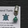 Handmade Turtle Keychain Travel Turtle Keychain Charm Turtle Keyring for Bag Key