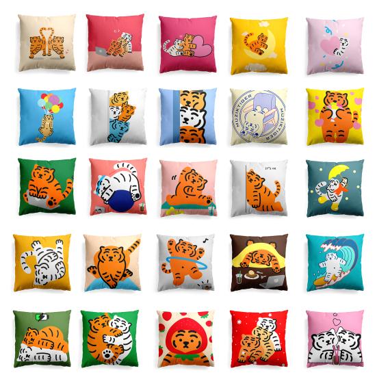 

Привлекательный чехол для подушки, идеальные подарки, полиэстер, персиковая кожа, тигровая новогодняя подушка, чехол для подушки для фестиваля