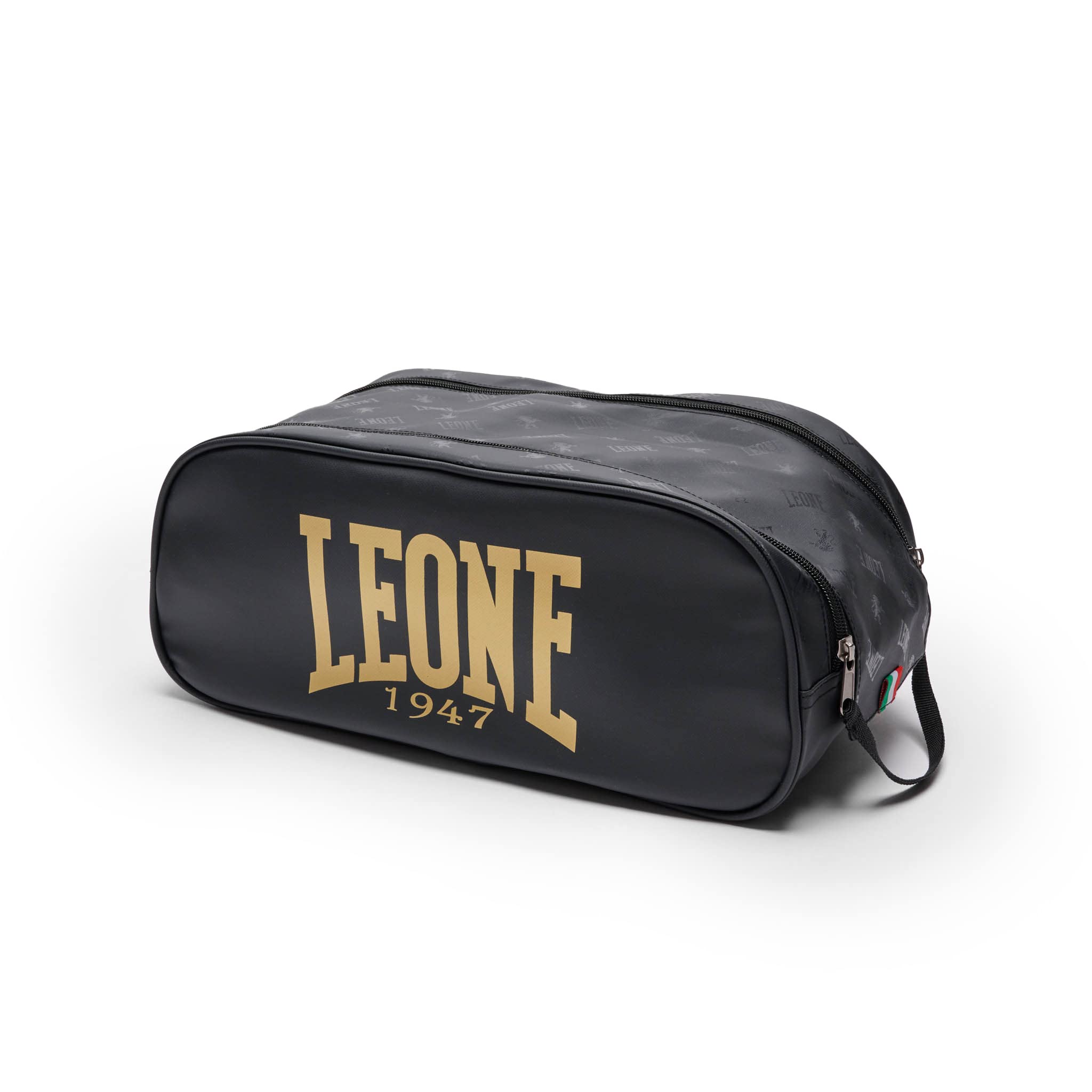 

Leone 1947 DNA GLOVES чехол для боксерских перчаток для хранения и AC992 CASE, транспортировки, 35x18x15см, Черный/Золотой, [Оригинал] чёрный