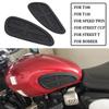 Universal Retro Motorcycle Anti Slip Tank Pad Side Gas Knee Grip Traction Pads Protector Sticker For Harley Honda Yamaha T120