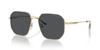 Emporio Armani EA2154D Glänzendes Blassgold Größe 57 Herren-Sonnenbrille,