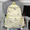 Schoolbag Cute Cartoon Dog Schoolbag Girls Junior High School Sweet Girl High Value Lightweight Backpack Casual Versatile Student Backpack Female